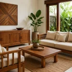 custom furniture kayu mahoni