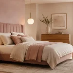 furniture bedroom warna pink