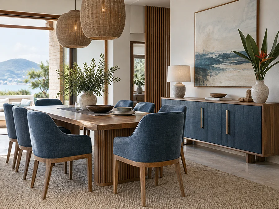 Furniture Custom Warna Biru